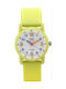 Q&Q Kids Analog Watch with Rubber/Plastic Strap Yellow