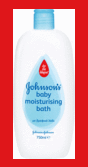 Johnson & Johnson Baby Moisturising Bath 750ml