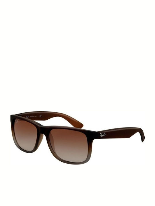 Ray Ban Justin Unisex Γυαλιά Ηλίου με Καφέ Κοκκ...