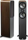 Q-Acoustics 3050 Hi-Fi-Lautsprecherpaar Boden 165W 2 Anzahl von Fahrern B31xT31xH102cm Walnuss