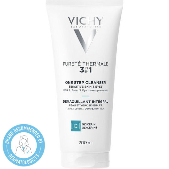 Vichy Purete Thermale 3 in 1 Emulsion Makeup Remover Face & Eyes 200ml