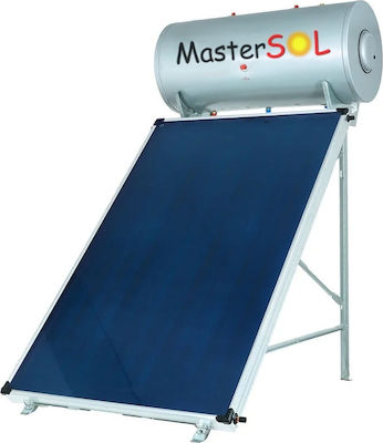 MasterSOL Eco Ηλιακός Θερμοσίφωνας 160 λίτρων Glass Διπλής Ενέργειας με 2τ.μ. Συλλέκτη