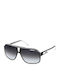 Carrera Men's Sunglasses with Black Plastic Frame and Black Gradient Lens 240265T4M649O