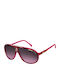 Carrera Z1Z62FF Sonnenbrillen mit Rosa Rahmen und Burgundisch Verlaufsfarbe Linse 240331Z1Z62FF