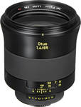 Zeiss Full Frame Φωτογραφικός Φακός Otus 1.4/85 ZF.2 Telephoto για Nikon F Mount Black