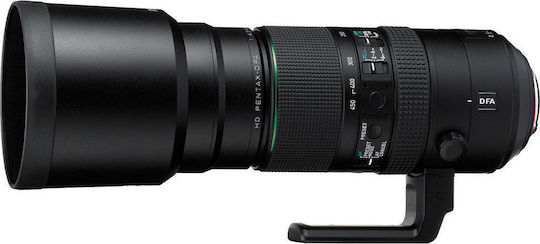 Pentax Crop Φωτογραφικός Φακός HD D FA 150-450mm F4.5-5.6 ED DC AW Tele Zoom για Pentax K Mount Μαύρος