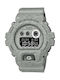 Casio G-Shock Digital Uhr Chronograph Batterie mit Gray Kautschukarmband