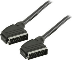 Valueline Καλώδιο Scart male - Scart male 1.5m Μαύρο VLVP31000B1.50