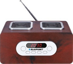 Blaupunkt PP5BR Επιτραπέζιο Ραδιόφωνο Επαναφορτιζόμενο με USB Καφέ