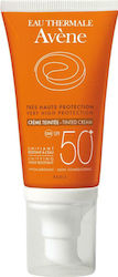 Avene Creme Teinte Wasserfest Sonnenschutz Creme Für das Gesicht SPF50 mit Farbe 50ml