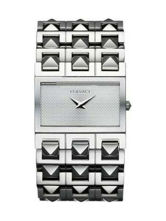 Versace Watch with Silver Metal Bracelet