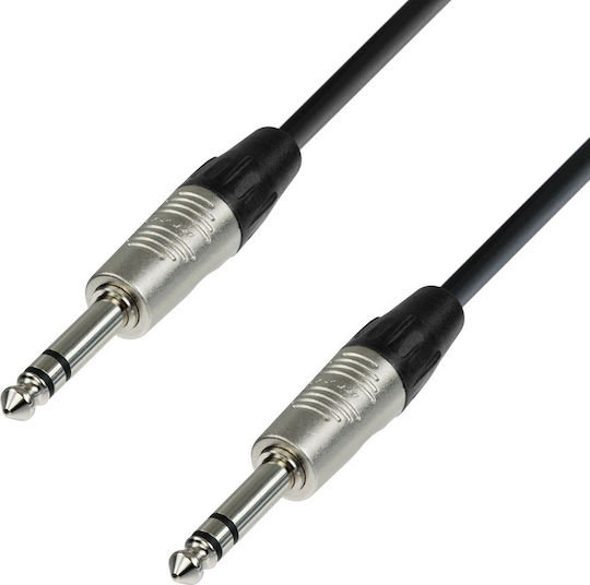 Adam Hall Microphone Cable 6.3mm male - 6.3mm male 1.5m (K4BVV0150)