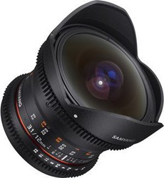 Samyang 12mm T3.1 VDSLR ED AS NCS Fisheye Lens (Nikon)