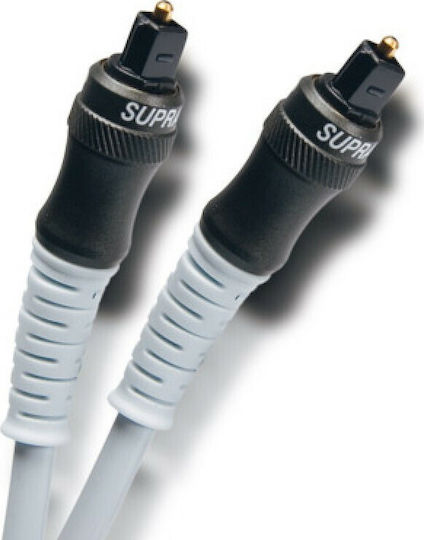 Supra ZAC TOSLINK 6.0m TOS male Optical Cable White