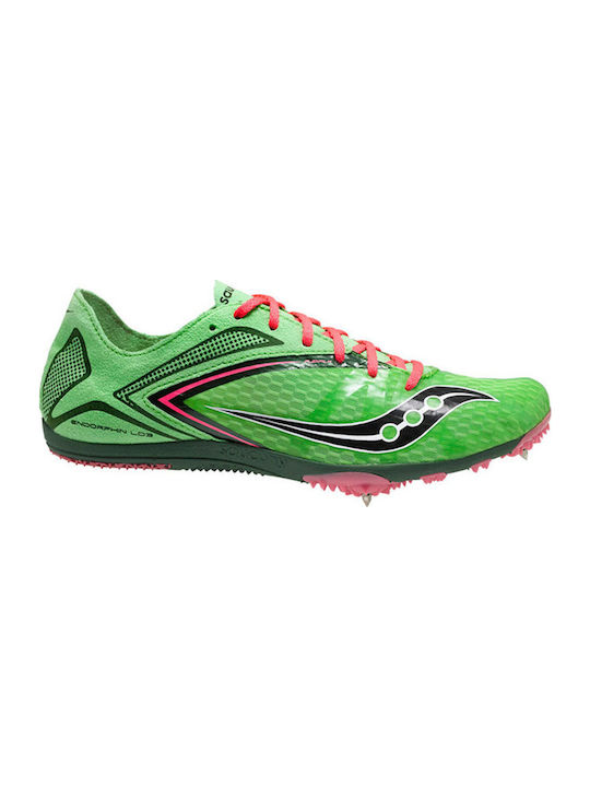Saucony Endorphin LD S10146-4 Sport Shoes Spikes Green