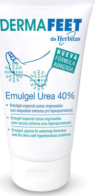 Herbitas Derma Feet Urea 40% Feuchtigkeitsspendende Creme Regenerierend für Rissige Fersen 60ml