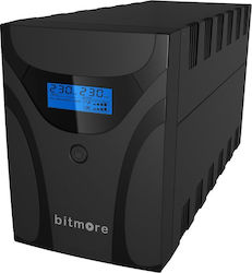 Bitmore U2200LCD UPS Line-Interactive 2200VA 1200W cu 4 Schuko Prize