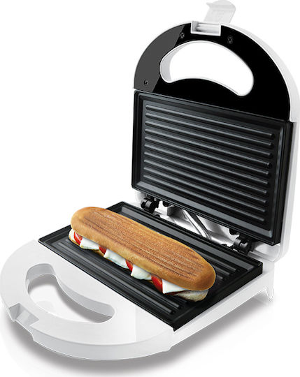 Taurus Miami Grill 968.406 Sandwichmaker für for 2 Sandwiches Sandwiches 750W Weiß