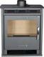 Syrios Artemision Steel Wood Stove Air Ηeater 17kW Gray
