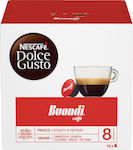 Nescafe Κάψουλες Espresso Buondi Συμβατές με Μηχανή Dolce Gusto 16caps