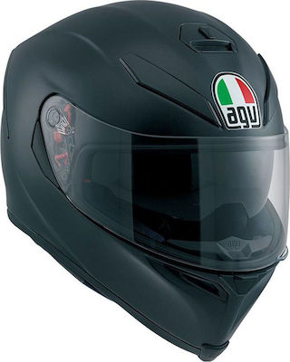 AGV K-5 Solid Black Matt Motorradhelm Volles Gesicht DOT / ECE 22.05 1390gr