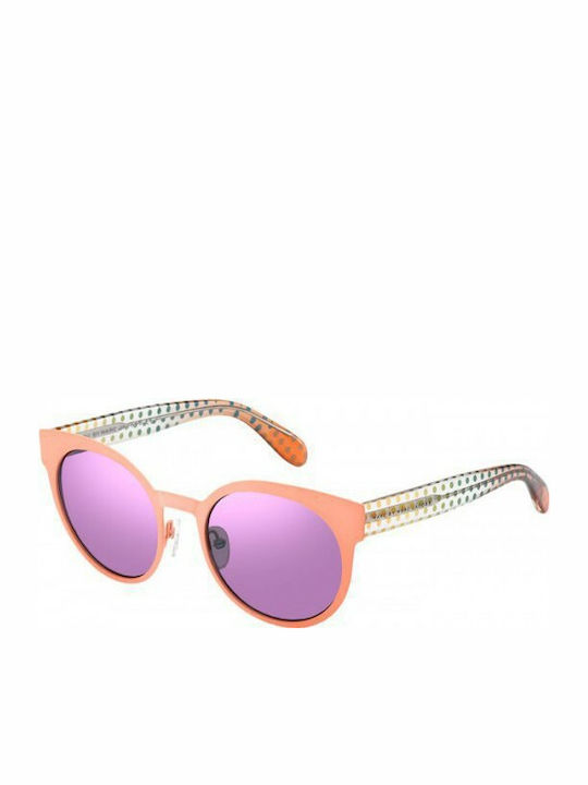 Marc Jacobs Women's Sunglasses with Pink Plastic Frame and Pink Mirror Lens MMJ 413/S 6HV/VQ