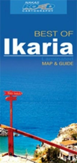 Ikaria, Laminierte Karte und Führer Ikaria, Laminierte Karte und Führer