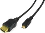 MediaRange HDMI 1.4 Kabel HDMI-Stecker - Mikro-HDMI-Stecker 1m Schwarz