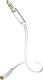 Inakustik 3.5mm Jack Cable 3.5mm Male - 3.5mm Female White 5m With Gold Plated Terminals 00310505