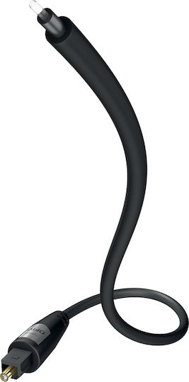 Inakustik Optical Audio Cable TOS male - TOS male Μαύρο 1.5m (00312115)