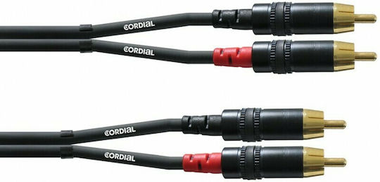 Cordial CFU 3 CC Кабел RCA мъжки - RCA мъжки 3м
