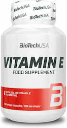 Biotech USA Vitamin E Vitamin für Antioxidans 200mg 100 Mützen