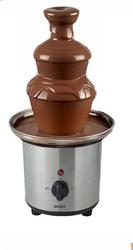 Sogo Silver Chocolate Fountain with 3 Flats SS-11935 100W 21.5x21x39cm