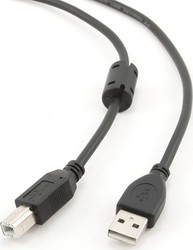 Cablexpert USB 2.0 Кабел USB-A мъжки - USB-B мъжки Черно 4.5м CCP-USB2-AMBM-15