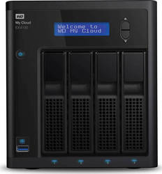 Western Digital My Cloud EX4100 NAS Tower with 4 Number of Spit for HDD and 2 Ethernet Port