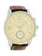 Oozoo Watch with Brown / Brown Leather Strap