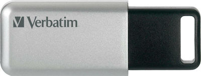 Verbatim Secure Pro 32GB USB 3.0 Stick Silver