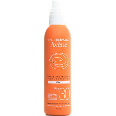 Avene Eau Thermale Spray Rezistentă la apă Crema protectie solara Loțiune pentru Corp SPF30 în Spray 200ml