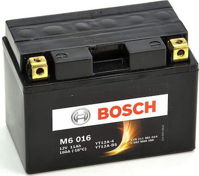 Bosch Μπαταρία Μοτοσυκλέτας M6016 με Χωρητικότητα 11Ah