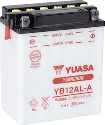 Yuasa Μπαταρία Μοτοσυκλέτας YB12AL-A με Χωρητικότητα 12.6Ah