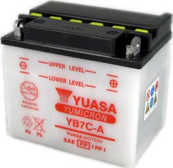Yuasa Μπαταρία Μοτοσυκλέτας YB7C-A με Χωρητικότητα 7.4Ah