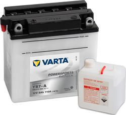 Varta Μπαταρία Μοτοσυκλέτας Powersports Freshpack YB7-A με Χωρητικότητα 8Ah