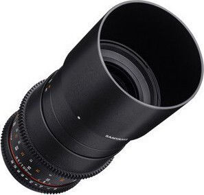 Samyang Full Frame Camera Lens Telephoto / Macro for Nikon F Mount Black