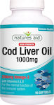 Natures Aid High Strength Cod Liver Oil 1000mg 90 μαλακές κάψουλες