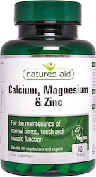 Natures Aid Calcium, Magnesium & Zinc 90 tabs Natures Aid Calcium, Magnesium & Zinc 90 tabs