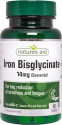Natures Aid Iron Bisglycinate with Ester C 90 tabs Natures Aid Iron Bisglycinate with Ester C 90 tabs