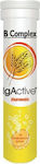 IgActive B-Complex Vitamin for Energy, Immune System Boost & Hair Orange 20 eff. tabs