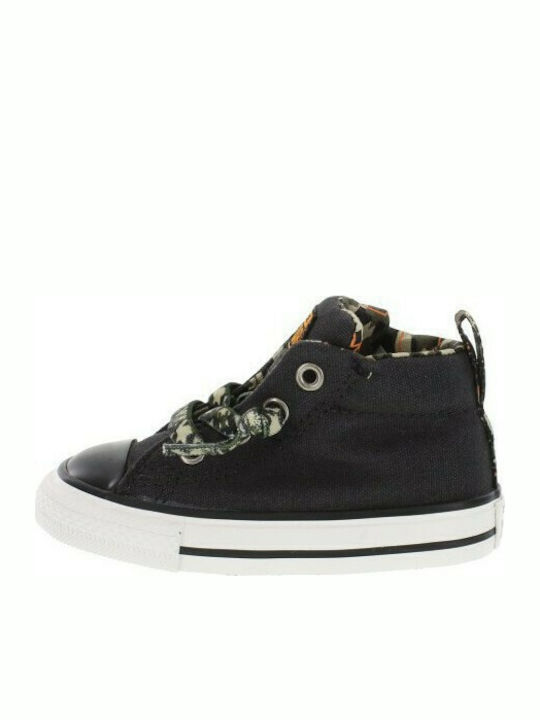 Converse Παιδικά Sneakers High All Star Chuck Taylor για Αγόρι Μαύρα