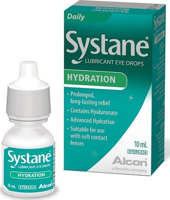 Systane Hydration Dry Eye Drops with Hyaluronic Acid 10ml