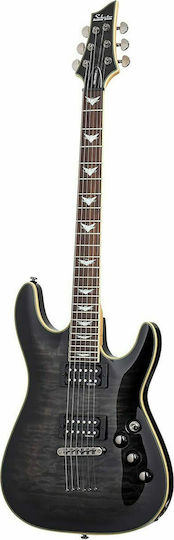 Schecter Omen Extreme-6 Ηλεκτρική Κιθάρα ST Style με HH Διάταξη Μαγνητών See-Through Black